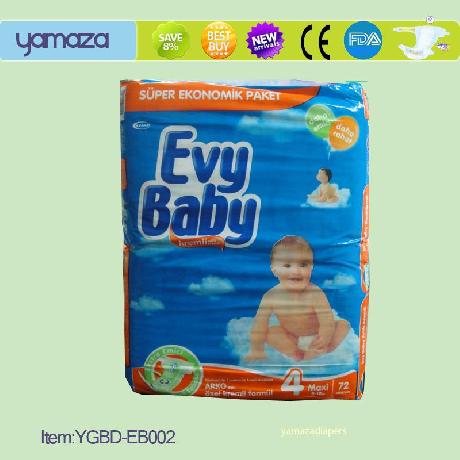 EVY BABY BABY DIAPERS,98/86/72/62 PCS/BAG